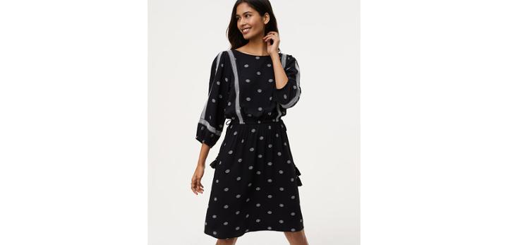 Loft Bloom Tassel Dress