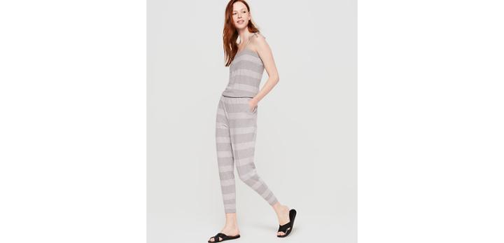 Loft Lou & Grey Fineline Sueded Jersey Jumpsuit