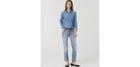 Loft Straight Crop Jeans In Vintage Wash