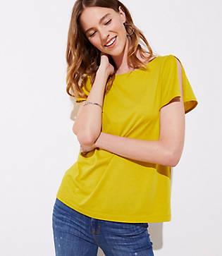 Loft Split Sleeve Tee