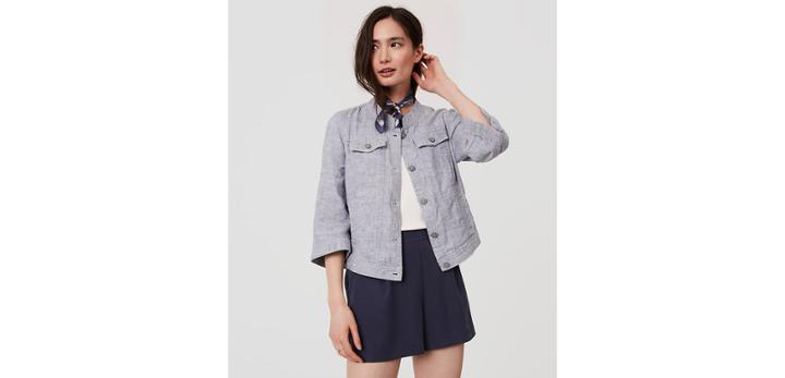 Loft Bell Sleeve Jacket