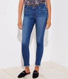 Loft Curvy Fresh Cut Skinny Jeans In Mid Stonewash