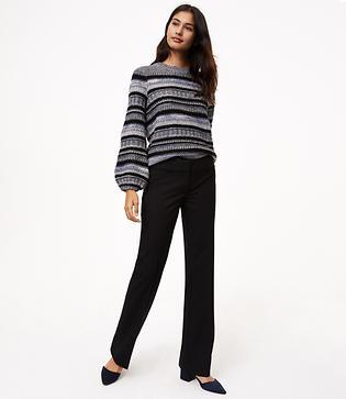 Loft Trousers In Custom Stretch In Modern