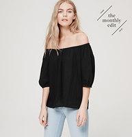 LOFT Off-The-Shoulder Tee