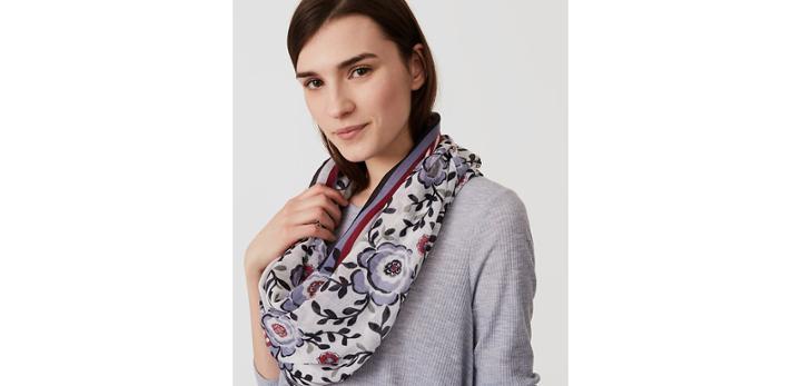 Loft Blossom Infinity Scarf