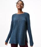 Loft Seamed Tunic Sweater