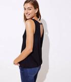 Loft Keyhole Back Wrap Tank