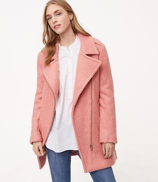 Loft Textured Moto Coat