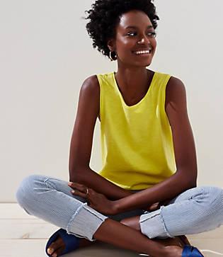 Loft Vintage Soft Back Twist Tank