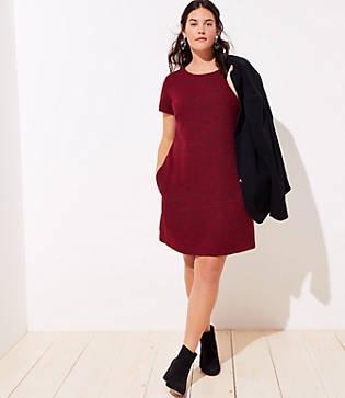 Loft Plus Tie Back Pocket Dress