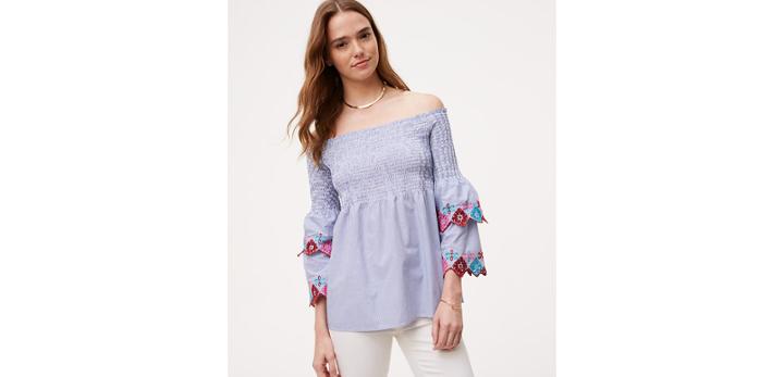 Loft Fiesta Off The Shoulder Top
