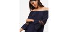 Loft Lace Flounce Off The Shoulder Top