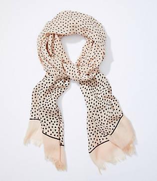Loft Scattered Heart Scarf