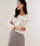 Loft Lace Trim Sweater