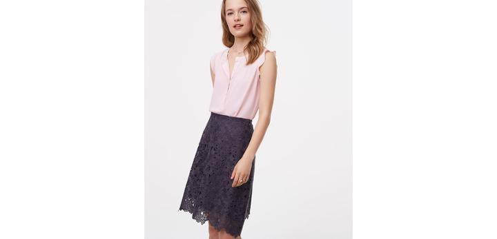 Loft Garden Lace Skirt