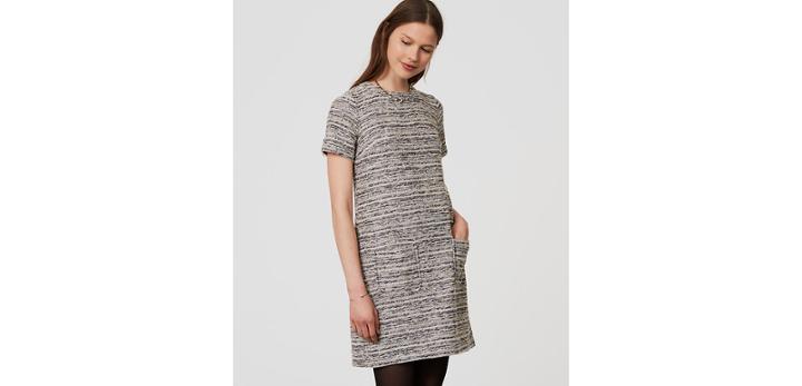 Loft Boucle Pocket Dress