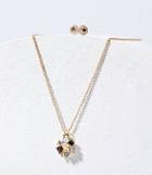 Loft Crystal Stone Necklace & Earrings Set