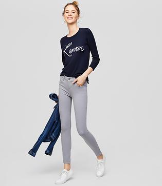 Loft 4 Way Stretch Denim Leggings