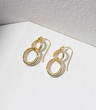 Loft Interlocking Loop Drop Earrings