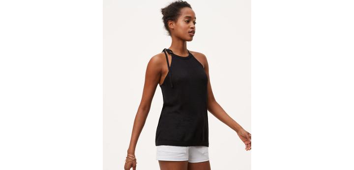 Loft Tie Halter Sweater