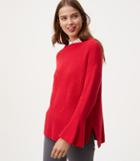 Loft Mockneck Bell Sleeve Sweater
