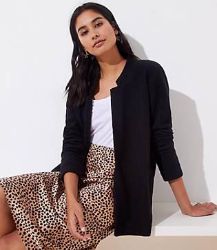 Loft Knit Open Blazer