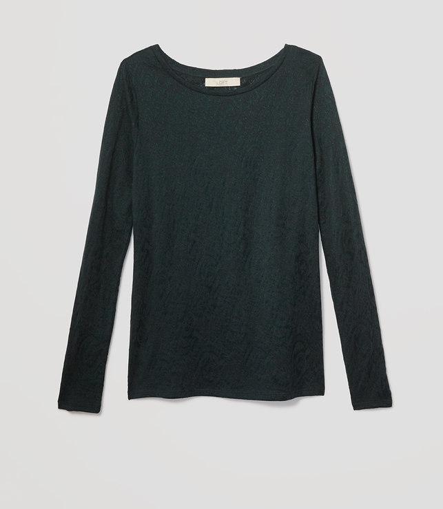 Loft Lace Jacquard Top