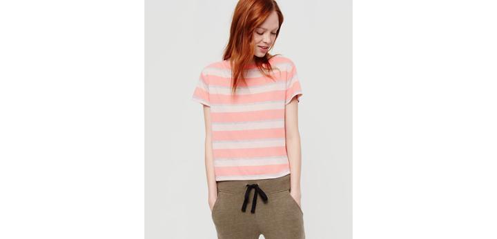 Loft Lou & Grey Striped Petalsoft Tee