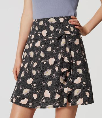Loft Floral Fresco Skirt