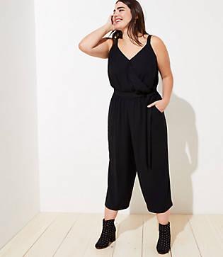 Loft Plus Wrap Jumpsuit