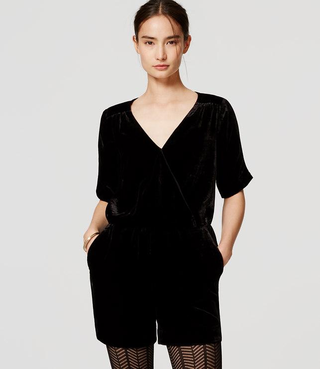Loft Velvet Romper