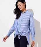 Loft Striped Tunic Shirt