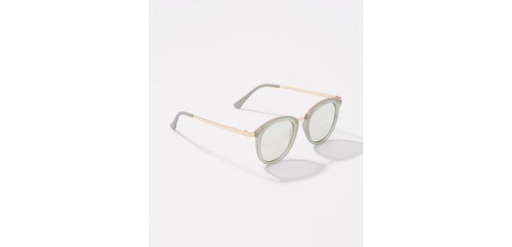 Loft Matte Round Sunglasses