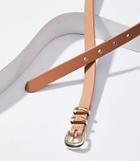 Loft Double Ring Leather Belt