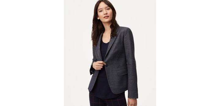 Loft Peak Lapel Custom Stretch Blazer