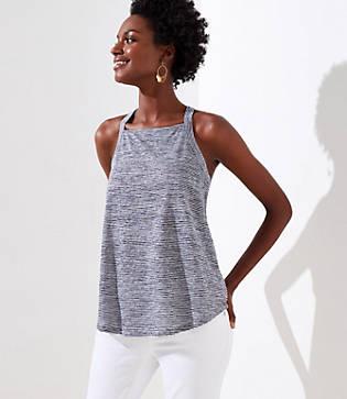 Loft Striped Racerback Tank