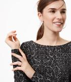 Loft Lace Jacquard Long Sleeve Tee