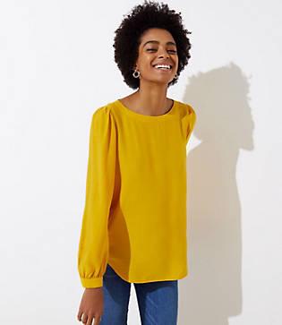 Loft Shirttail Blouse