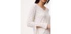 Loft Dot Tie Cuff Sweater