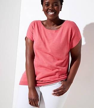 Loft Plus Knot Back Sweater