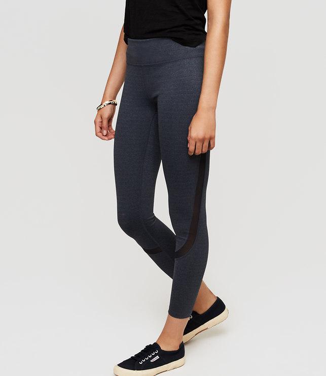 Loft Lou & Grey Form Seamed Mesh Streeeetch Leggings