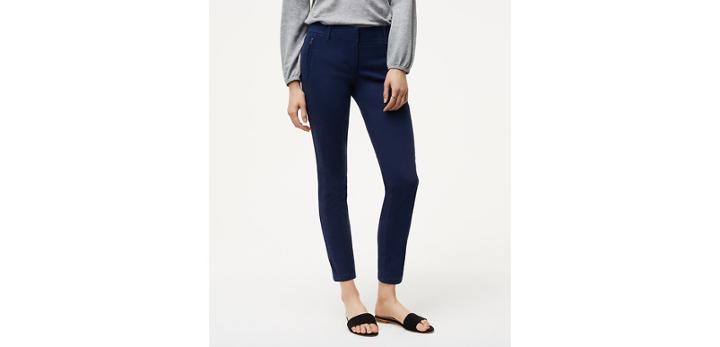 Loft Skinny Sanded Sateen Chinos In Julie Fit