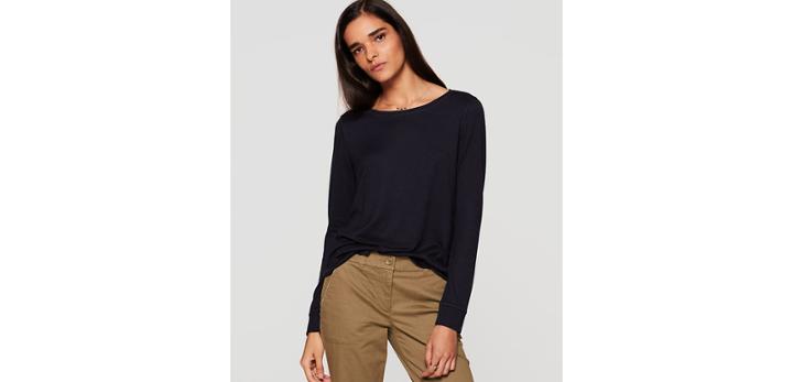 Loft Shirttail Layering Tee