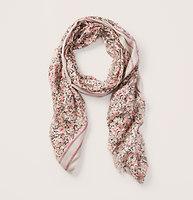 Loft Stripe Garden Floral Scarf