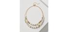 Loft Marbleized Double Strand Beaded Necklace