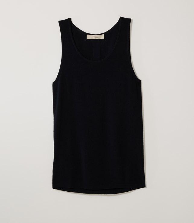 Loft Ribbed Sweater Tank