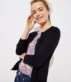 Loft 3/4 Slv Crew Cardi