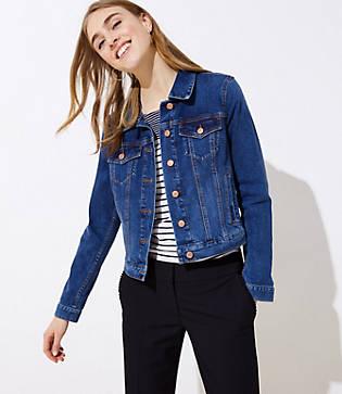 Loft Seamed Denim Jacket