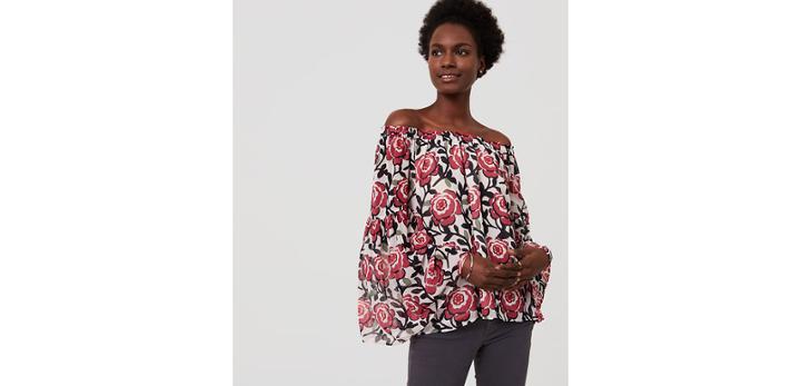 Loft Blossom Off The Shoulder Top