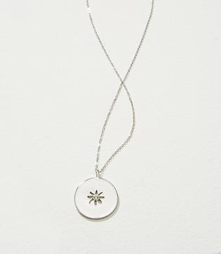 Loft Reversible Flower Pendant Necklace